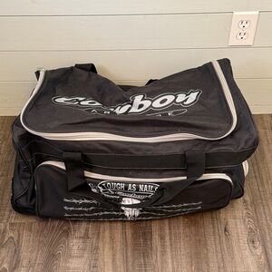Cowboy Hardware “Tough as Nails” roller duffle‎ bag black